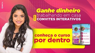 Conheça por dentro o curso de convites animados e interativos [upl. by Letnohs217]