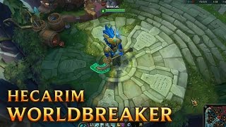 Hecarim Hung Thần  Worldbreaker Hecarim  Skins lol [upl. by Dnomrej]