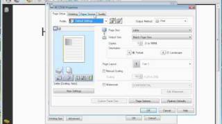 How to Print DoubleSided on Canon IR C2550 [upl. by Mandle]