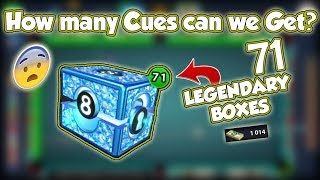 8 Ball Pool  Luck Opening 70 Legendary Boxes  50M Berlin Win with Valkyrie Cue No HackCheat [upl. by Brufsky]