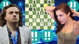 Capable chess game Hans Niemann vs Alexandra Botez 5 [upl. by Ellehcin]