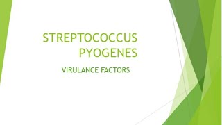 STREPTOCOCCUS PYOGENESVIRULANCE FACTORSMICROBIOLOGY LECTURE for medical students [upl. by Ojybbob]