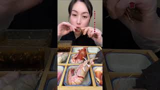 MUKBANG ASMR  Soy sauce various shrimp 리얼사운즈 먹방 먹방 REAL SOUNDS EATING SHOW MUKBANG [upl. by Aihsatsan]