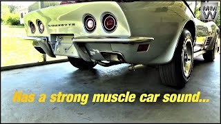 1971 Corvette Stingray Ecklers chambered exhaust Amazing Sound shorts [upl. by Aikyn]