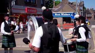 Forfar And District Pipe Band Marafun Run Forfar Angus Scotland May 27th [upl. by Joby208]