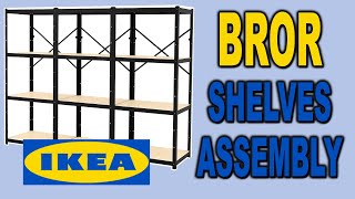 IKEA BROR Shelves  Assembly and Review  Clueless Dad [upl. by Ynelram]