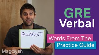 Words from an Official Practice Guide  GRE Vocab [upl. by Thayer]