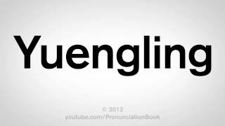 How to Pronounce Yuengling [upl. by Eidassac]