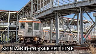 Septa Broad Street Line Action [upl. by Ahsykal]