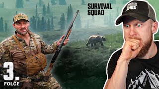 SCHÜSSE beim ersten BÄRENKONTAKT  Fritz Meinecke reagiert auf Survival Squad Folge 3 [upl. by Armahs]