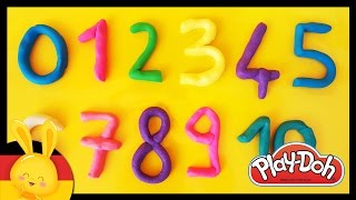 Zahlen lernen für Kinder  Deutsch Play Doh  Learn numbers in german  Titounis [upl. by Brown]