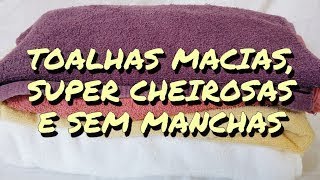 COMO LAVAR TOALHAS DO JEITO CERTO E DEIXAR ATÉ TOALHAS DURAS E ÁSPERAS SUPER MACIAS DE NOVO [upl. by Angid]