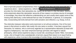 Rationalism vs EmpiricismUnit 1Part 1Western PhilosophySem 3 Philosophy HonsDu [upl. by Anelat]