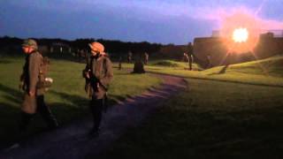 Reconstitution Batterie allemande Merville Franceville juin 2013 Part1 [upl. by Lein]