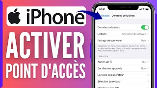 Comment Activer Point Daccès Mobile Sur Iphone  En 2024 [upl. by Audri]