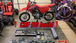 Crf 110 Build Getting ready for Barber small bore 2024 [upl. by Atsirtal]