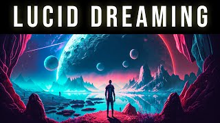 Explore The Dream World  Deep Lucid Dreaming Binaural Beats Music  Black Screen REM Sleep Music [upl. by Worth]