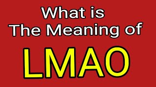 Meaning Of LMAO  LMAO  English Vocabulary  Most Common Words in English [upl. by Aidile]