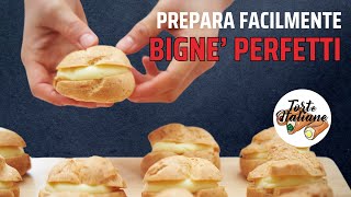 Bignè con solo 3 ingredienti facilissimi Ricetta pasta choux [upl. by Ihcego]