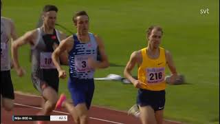 Mens 800m  Folksam Grand Prix 2023 Malmo [upl. by Moseley992]