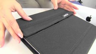 Incipio Premium Kickstand Folio Case for iPad [upl. by Htebazila]