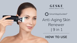 How to use GESKE  AntiAging Skin Renewer  9 in 1 [upl. by Camella]