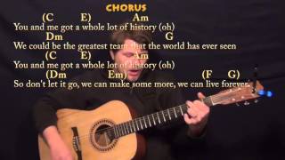 History One Direction Strum Guitar Cover Lesson in C with ChordsLyrics [upl. by Assyram]