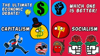 Capitalism Vs Socialism Explained In 6 Minutes [upl. by Oniram]