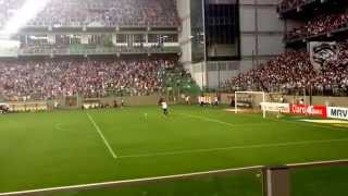 Homenagem da torcida do Galo ao goleiro do Cruzeiro Fabio Costa no clássico deste 060414 [upl. by Jews510]