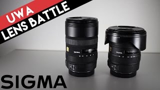 Ultrawide angle lens battle Sigma 816mm vs 1020mm Handson Review [upl. by Brandy38]