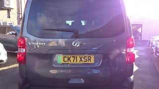 Vauxhall Vivaro E LIFE CK71XSR 100 Electric 9 SEAT MiniBUS [upl. by Calen]