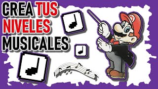 Cómo CREAR NIVELES MUSICALES en Super Mario Maker 2 SIN SABER MÚSICA [upl. by Derraj]