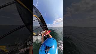 Blasting on the fin windsurfing [upl. by Bernadette]