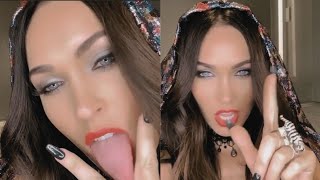 megan fox lip syncing to body bag by mgk 💝 [upl. by Ryder]