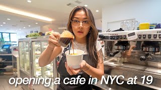 first day working in a cafe in NYC [upl. by Ihcego]