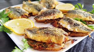 La mejor receta de sardinas al horno 😋 con una maravilla ensalada fácil y rápido [upl. by Ialokin]