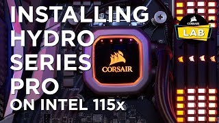 How To Install a Hydro Series PRO Cooler On Intel 115x [upl. by Compte]