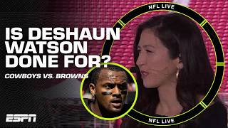 What does Deshaun Watson have to hang his hat on Browns are in TROUBLE  NFL Live [upl. by Hasseman524]