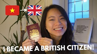 How I Became a British Citizen After 12 Years  My Naturalization Journey amp Citizenship Ceremony [upl. by Abita]