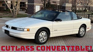 RARE W Body 1991 Oldsmobile Cutlass Supreme Convertible with only 40k miles 1 of 396 For Sale [upl. by Halie]