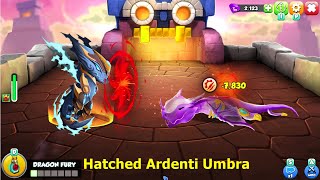 Hatched Ardenti Umbra Tyrant dragonDragon Mania legends  level 121 Laterna Grid Puzzle event  DML [upl. by Alrzc]