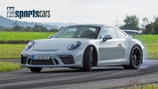 2017 Porsche 911 GT3 9912  6Gang  Fahrbericht  Review  AUTO BILD SPORTSCARS Sub ENG [upl. by Inafets]