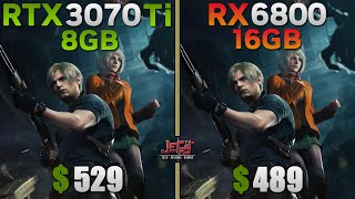 RTX 3070 Ti vs RX 6800  R7 7800X3D  Tested in 15 games [upl. by Autum]