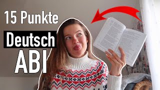 15 PUNKTE im DEUTSCH ABI  So gehts last Minute Abitur Tipps [upl. by Henryson]