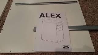 Ikea Alex 4 drawer assembly [upl. by Lattonia]