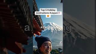 JAPAN 🇯🇵  Top 5 Holiday Destinations Part 1  VISIT JAPAN Japan tokyo japantravel [upl. by Amiel]