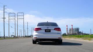 BORLA Exhaust Sound for the 20142018 MK6 Volkswagen Jetta 18 TSI [upl. by Nlocnil]