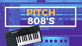 GarageBand Tutorial  How To Pitch 808 [upl. by Jodie492]