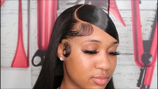 Using Nair On Frontal  Low Hair Line Wig Customization Using Nair [upl. by Davie]