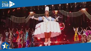 Miss France 2024 Angéline Aron Clauss Miss Lorraine 2023 samuse des moqueries sur son costume r [upl. by Amabelle]